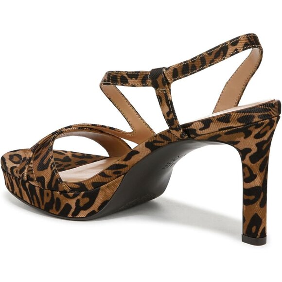 Naturalizer Women Cheetah Print Polyurethane Rounded Open Toes Platform Shoes - Picture 3 of 10